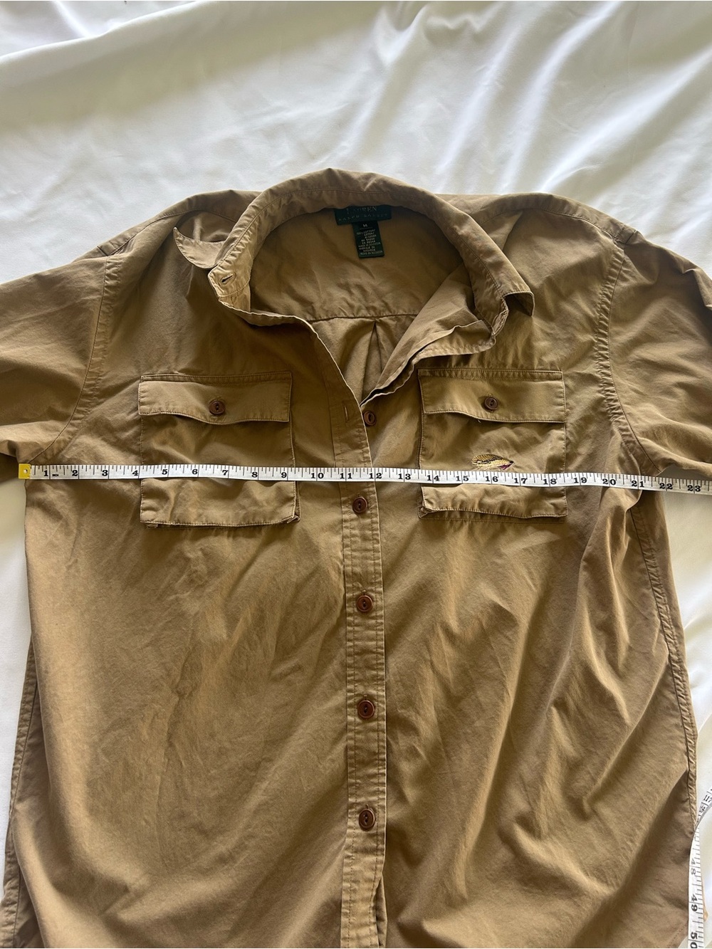 Vintage Ralph Lauren Outdoor / Fly-Fishing Utility Button-Down Shirt - Picture 5 of 6